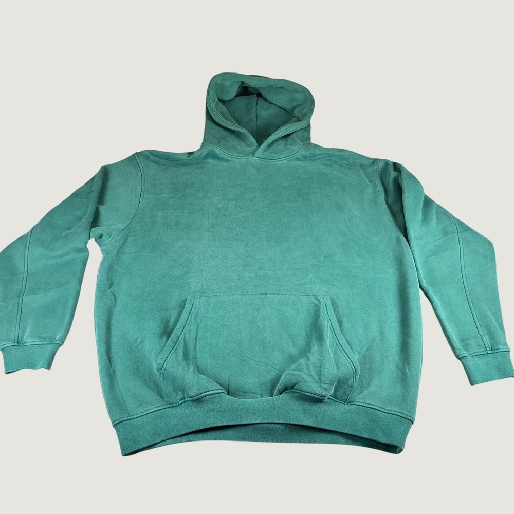 Mens XL Green Pullover Hoodie Kangaroo Pocket Sweatshirt NWOT